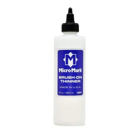 Micro-Mark Thinner – 8 oz | Professional-Grade Thinner for Acrylics, Enamels & More | Ideal for Precision Model Painting & Crafting