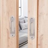 Sliding Door Handles Set Smoothing Surfaces Aluminum Alloy Closet Door
