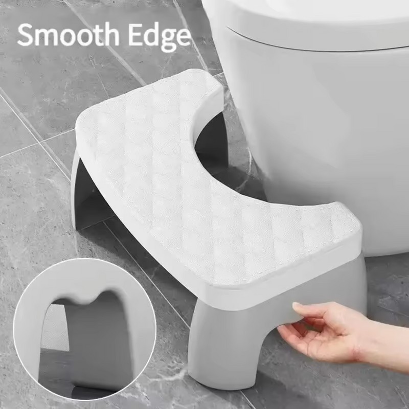 Stable Non-Slip Bathroom Potty Step Stool - Ergonomic Posture Toilet