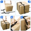 Moving Bags Carrying Strap with Handle, Heavy Duty Moving Boxes