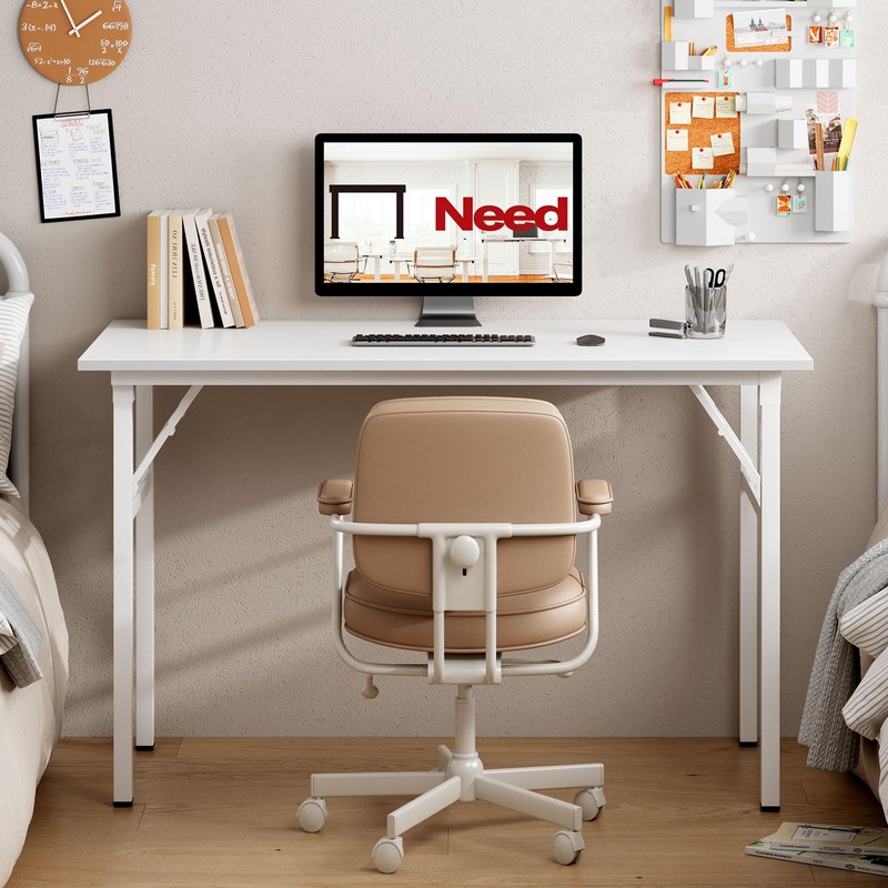 Need Folding Desk for Home Office 39-3/8" Length Modern Folding
