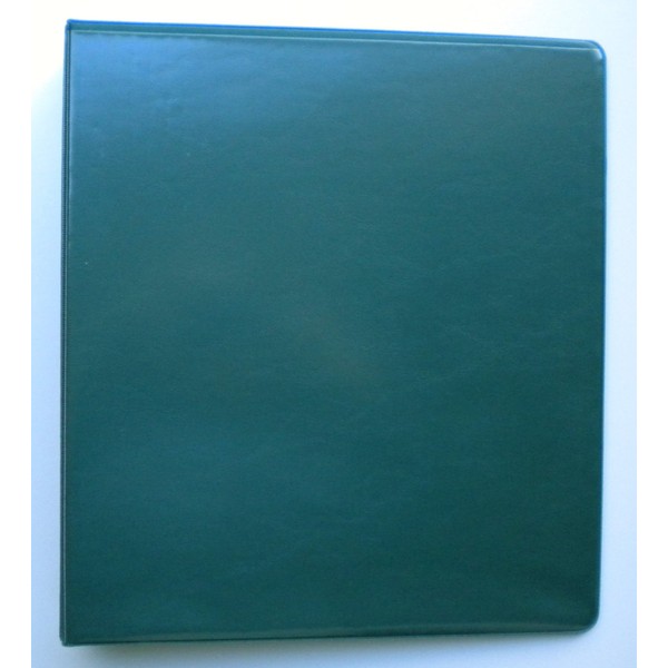 Hunter Green 3 Ring 1.5" View Binder 8.5 X 11