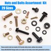 Nuts and Bolts Assortment Kit, Flange Bolt Assortment (12-30mm)