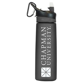 Chapman Tritan Plastic Frosted Sport Water Bottle, Design-1 - Black
