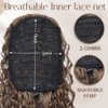 LOSMOEER Ponytail Extension 10 Inch Drawstring Ponytail Hair Extensions for