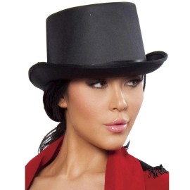 Roma Velour Top Hat Costume Ringmaster Circus Magic Uncle Pennybags Burlesque H4271