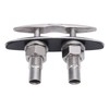 Boat Cleat, 6 Inch 316 Stainless Steel Pull Up Deck