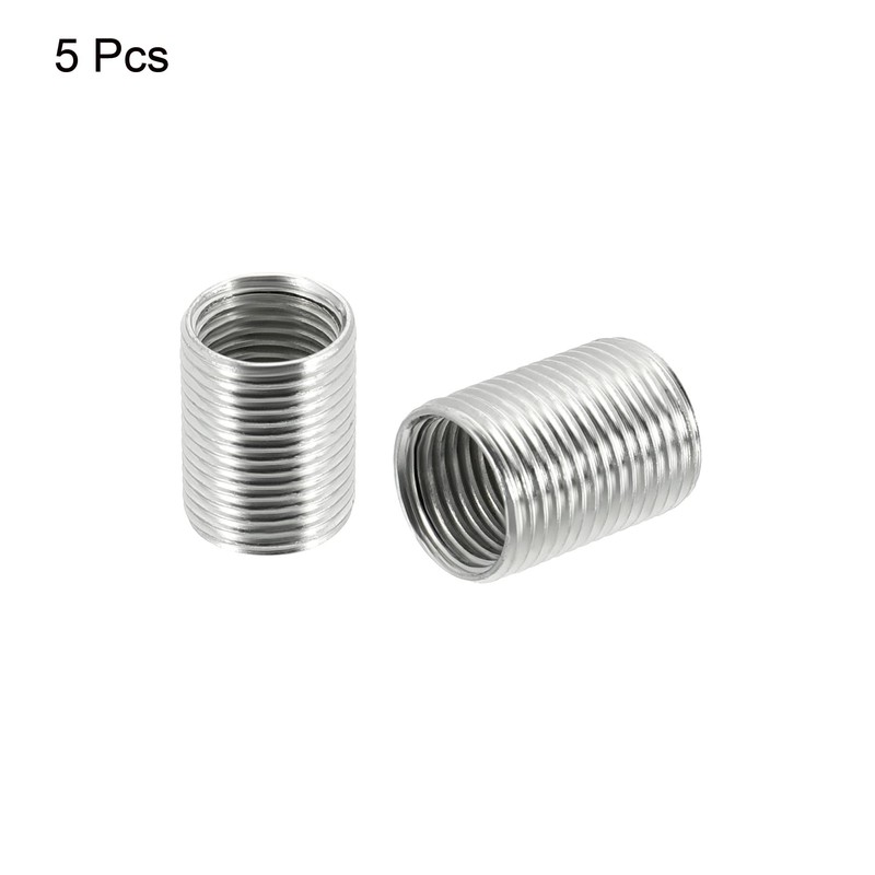 sourcing map Thread Reducing Nuts Insert M12 x 1mm Male