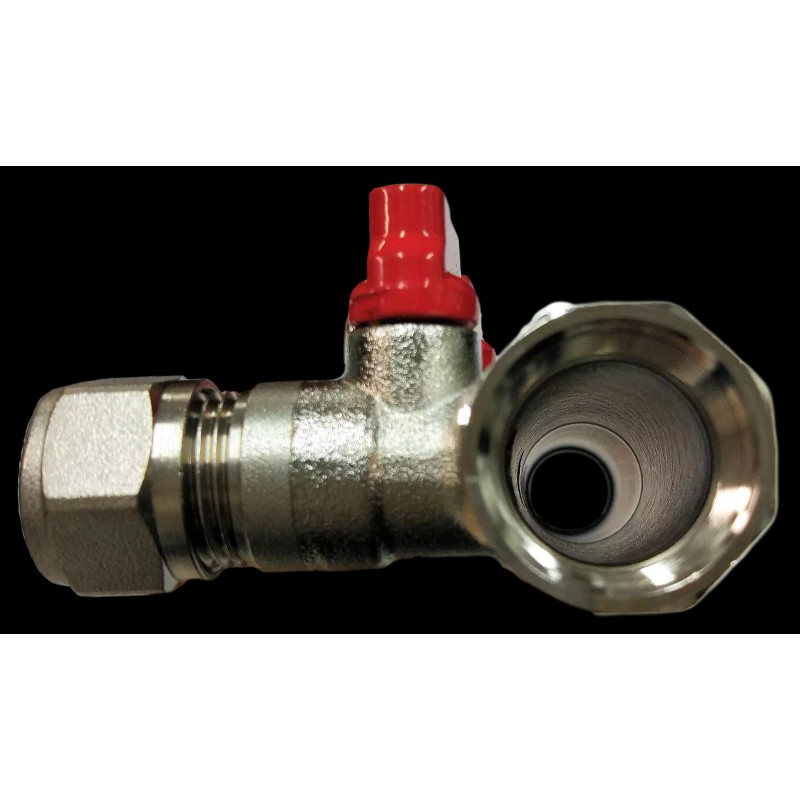 Unbranded 3/4" 3-Loops Ball Valve Brass PEX Manifold for 1/2"