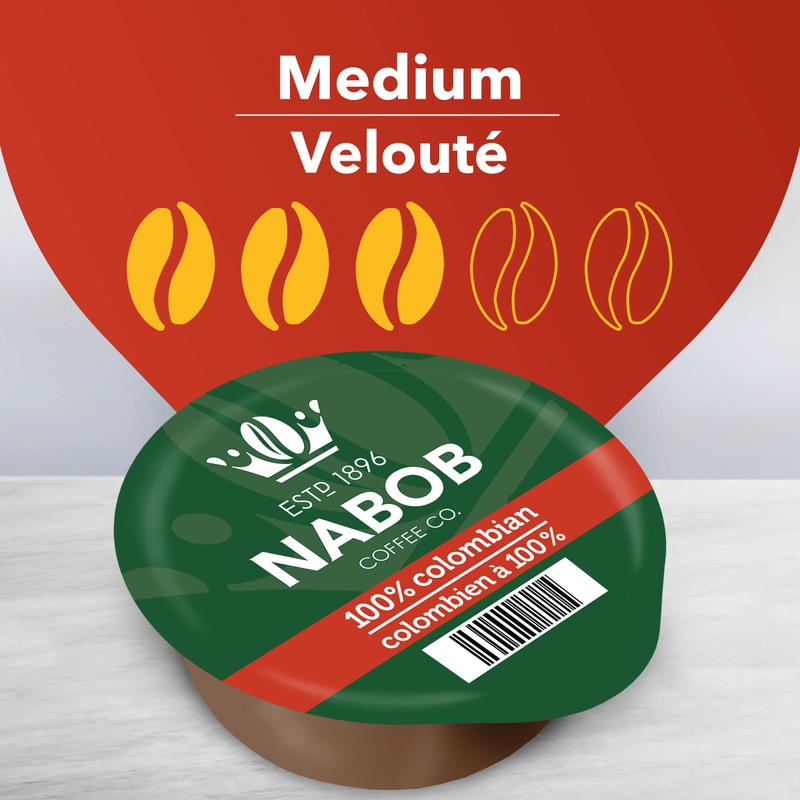 Tassimo Nabob 100% Colombian Coffee 14 T Discs (110g /