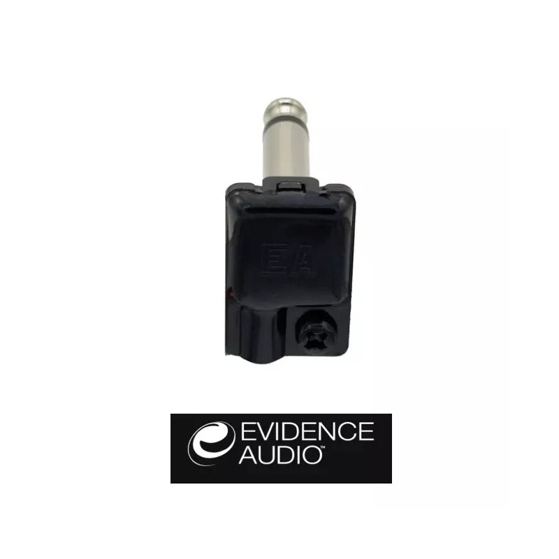 Evidence Audio ESP Soldered Right Angle 1/4 TS Plug, Black