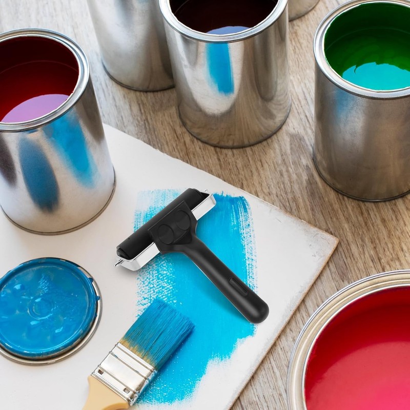 4 Inch Rubber Brayer Roller,Brayer Rollers for Crafting 3.74inch Rubber,Hand