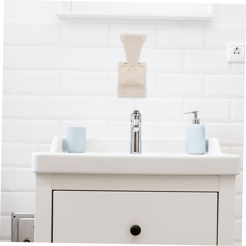 LABRIMP Hand Bracket Wall-Mounted Soap Dispenser Stable Shampoo Bottle Holder