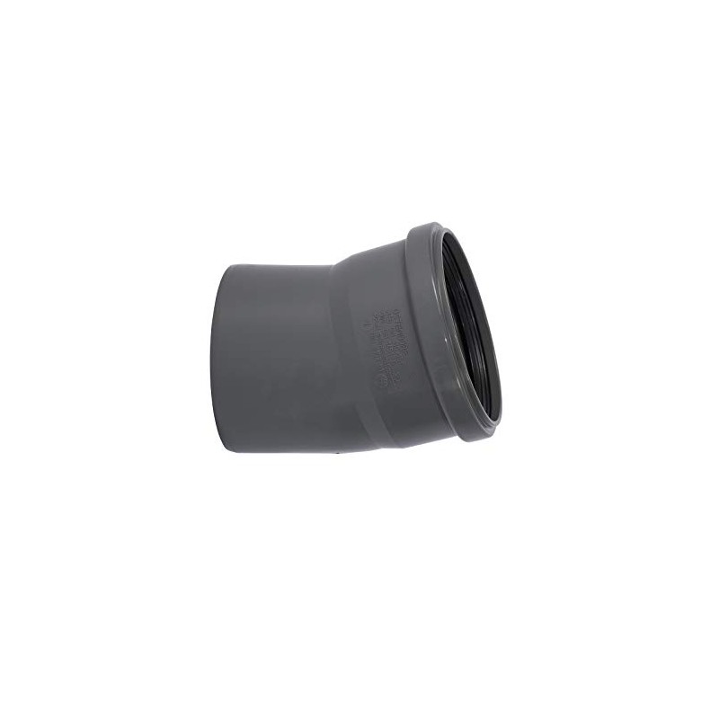 Ostendorf HTsafe Elbow DN 110 15 Degrees Grey