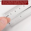 sourcing map Film Flexible Ruler 8 Inch 0.5mm Scale PET
