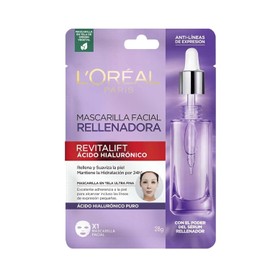 L'Oréal Paris Mascarilla Facial Revitalift Ácido Hialurónico, 1 pza