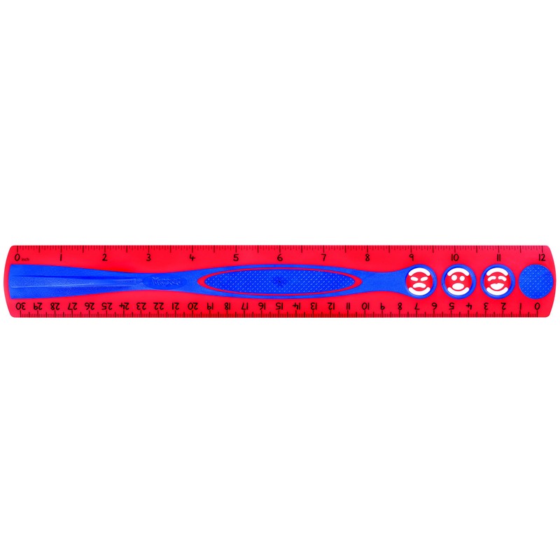 Maped Kidy'Grip Dual Graduations 12 inch Ruler (278611) by Maped