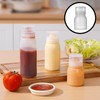 Mimalexin 6PCS Condiment Porous Squeeze Bottles, Salad Dressing Oil Container