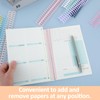 ElevateTech 10pcs Binding Combs Spiral Binding Coils Plastic Journal Spiral