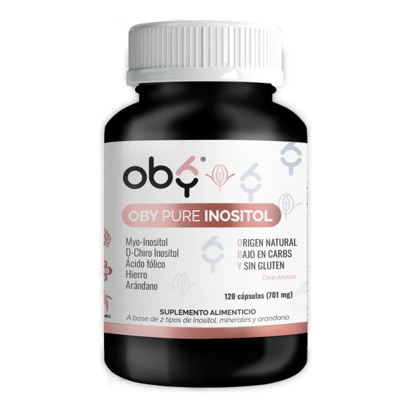 Oby Pure Inositol Myo Inositol Y D-chiro Inositol 120 Capsulas