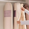 Space Saving Hanging Garment Bag with Self Compression Zipper, Compression
