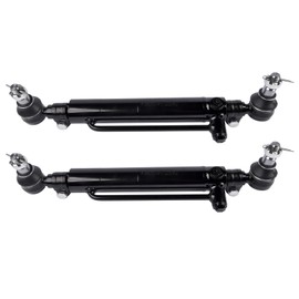2Pcs Power Steering Cylinder D128454 Replacement for Case Backhoe Loaders 480B 480C 480D 480F 480LL 580C 580D 580SD 580SE 584D 584E 585D 585E 586D 586E 234447A1 234466A1 D84800 Mixizap