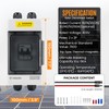 Pjerjzn Solar Panels Disconnect Switch 30A 400VDC PV Shut Off