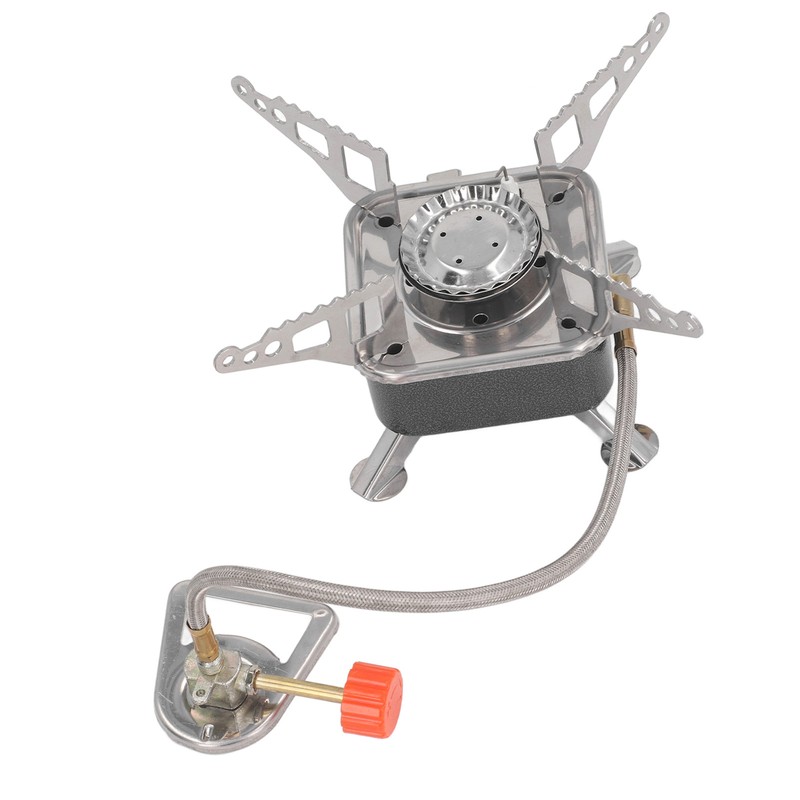 Mini Camping Stove Folding Stable Support Wind Resistant High Efficiency