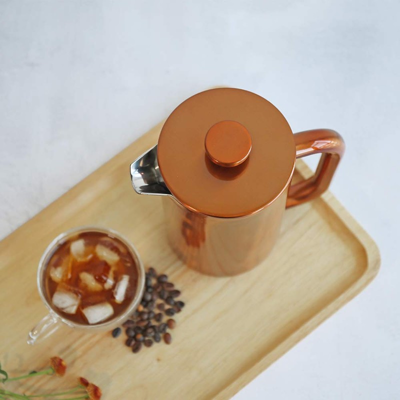 Highwin 8-Cup Double Wall Insulated Stainless Steel French Coffee Press,