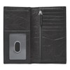 Fossil Men's Neel Leather Bifold Black Wallet 3.5"L x 1/2"W