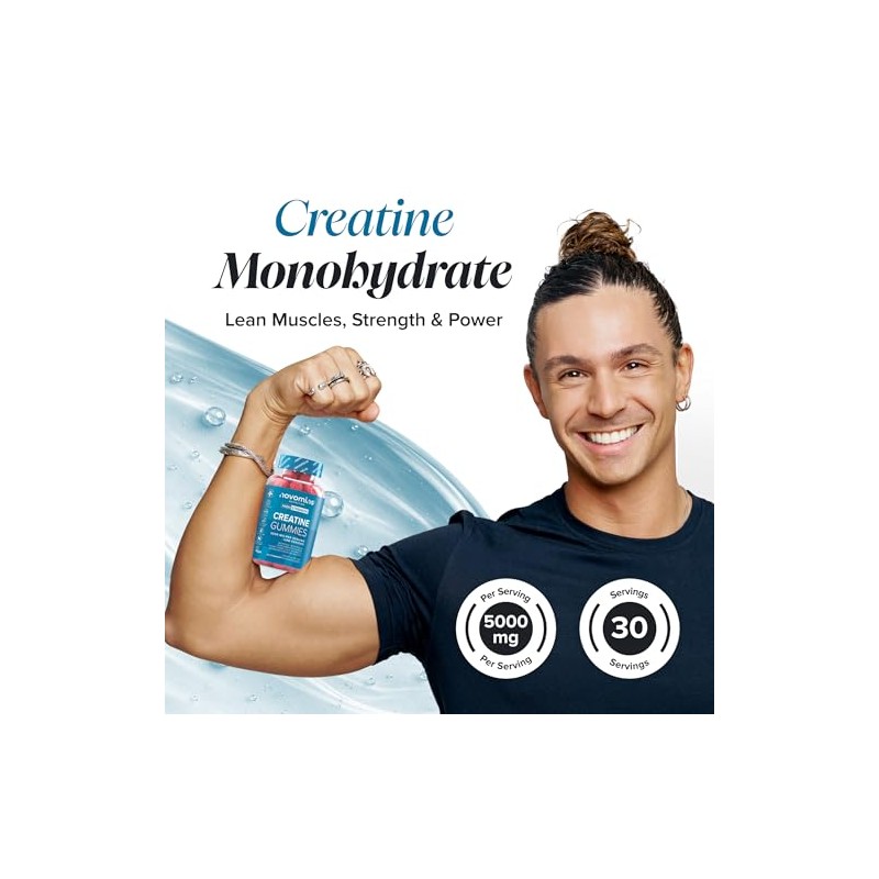 Creatine Gummies 5000mg | Lab Verified | 90 Gummies |
