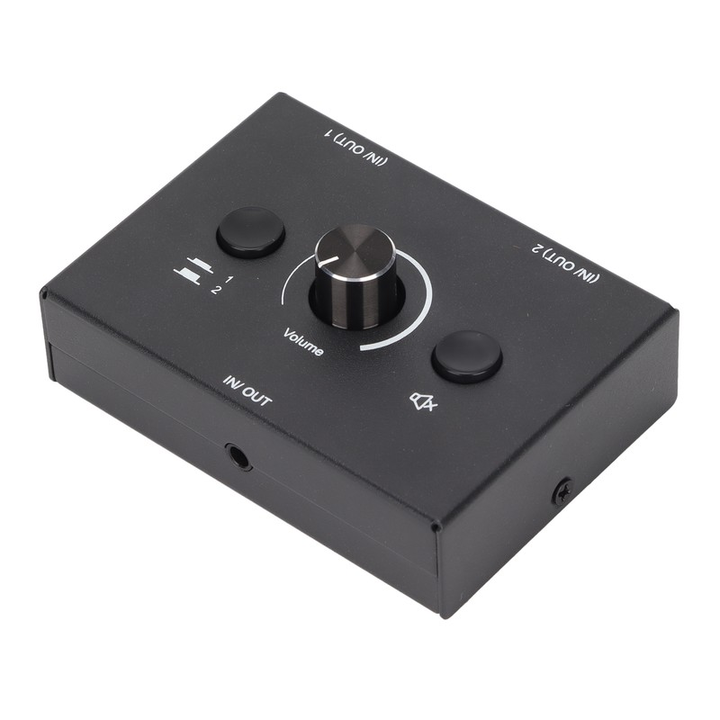 3.5mm Switcher 2 Input 1 Output Or 1 Input 2