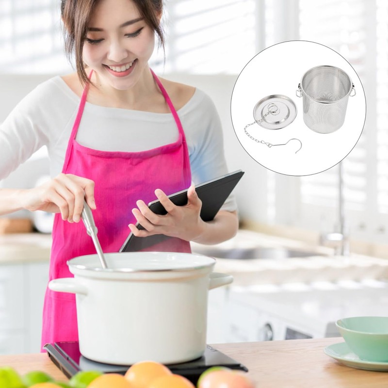 Large Tea Infuser Strainer, 304 Stainless Steel Tea Ball Infuser