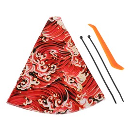 RATCHROLL 1 Set Gear Shift Stick Gaiter Decoration 11.02"x1.77"x11.22" Gear Stick Knob Cover Boot Shift Cover with Tool Red Polyester