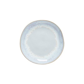 Costa Nova, Brisa collection, Stoneware Dinnerware, Salad dessert plate, sal (white), 9''