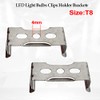 50Pcs T8 LED Light Bulbs Clips Holder Bracketr for Lamp