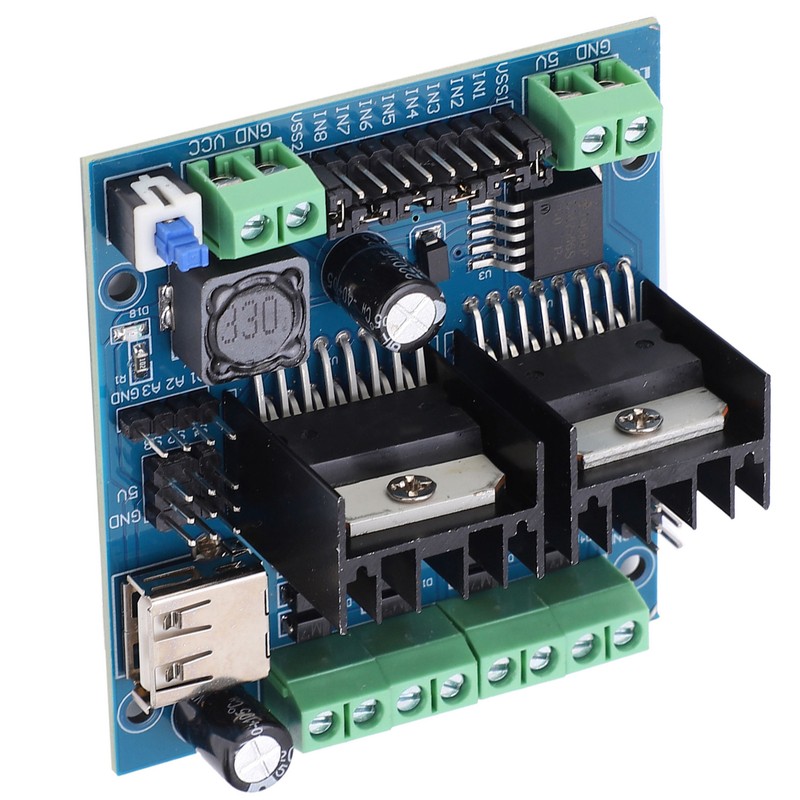 L298N Driver Module 4‑Channel Smart Auto Motor Driving Board Electronic