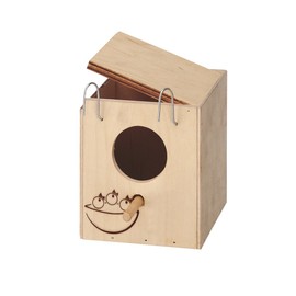 Ferplast Bird Nest, Bird House, Bird Nest in FSC Wood, for Outdoor Use, 11.5 x 12.5 x 12 cm