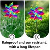KOKMEYA 10-Pack Reflective Bird Repellent Pinwheels 9.6 Inches in Diameter