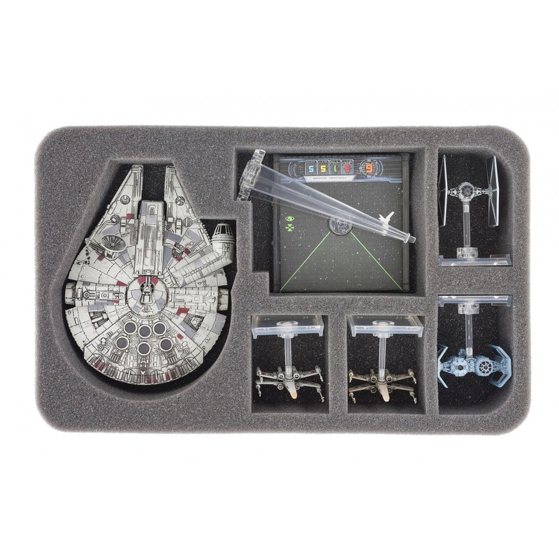 Feldherr MINI PLUS Case for X-Wing Rebel Transport, Millennium Falcon,