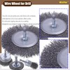 Mixiflor 6 Pcs Wire Brush for Drill Set, Wire Cup