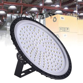 UFO LED High Bay Lights 500W,Super Bright 50000LM High Bay LED Shop Lights,6500K Daylight High Bay LED Lights,Waterproof High Bay Lighting,LED High Bay Light for Factory Warehouse Workshop