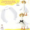 Elegant Lace Summer Porch Goose Outfit for 17/23 Inch Lawn
