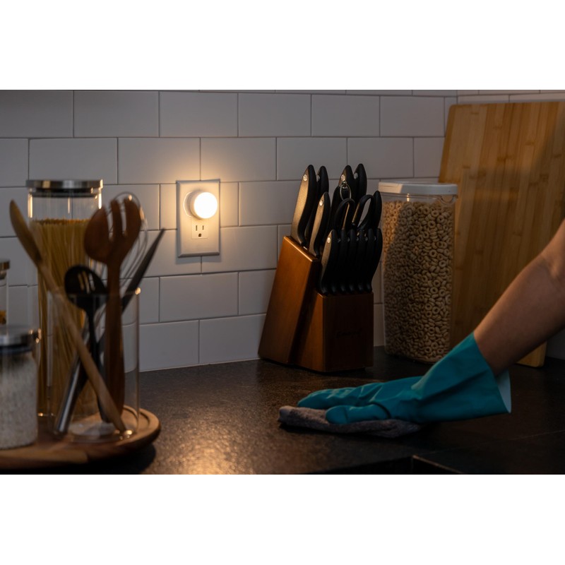 Lights By Night Mini LED Night Light, Plug-In, Dusk To