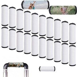 Framendino, 20 Pack Sublimation Luggage Handle Wraps Heat Transfer Neoprene for DIY Travel Suitcase Identifiers