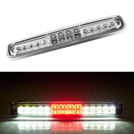 Cxdar Third 3rd Brake Light, LED High Mount Stop Light for 1999-2006 Chevy Silverado/GMC Sierra 1500 2500 3500HD, 2007 Silverado/Sierra Classic Model, Rear Center Cab Roof Tail Cargo Lamp, Smoke Lens