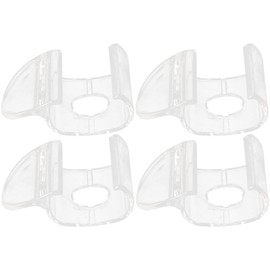 Corhad 4pcs Cordless Shade Handles for Roller Window Shades Transparent Blind Pulls ...