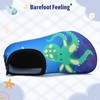 SAGUARO Children's Bathing Shoes Lightweight Soft Non-Slip Slippers, blue, 28