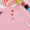 500 PCS Nail Charms 3D Bow Nail Charms Love Nail
