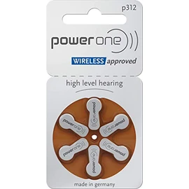 PowerOne Size 312-10 Packs (60 Cells)